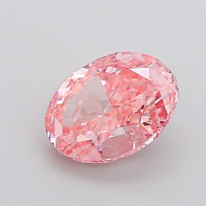IGI Oval 3.03ct Fancy Vivid Pink VVS2 Loose Lab Diamond: IGI Oval 3.03ct Fancy Vivid Pink VVS2 Loose Lab Diamond Experience the rare beauty of a Fancy Vivid Pink diamond, one of the most coveted colors in the world of gemstones. This exquisite 3.03ct lab-gr