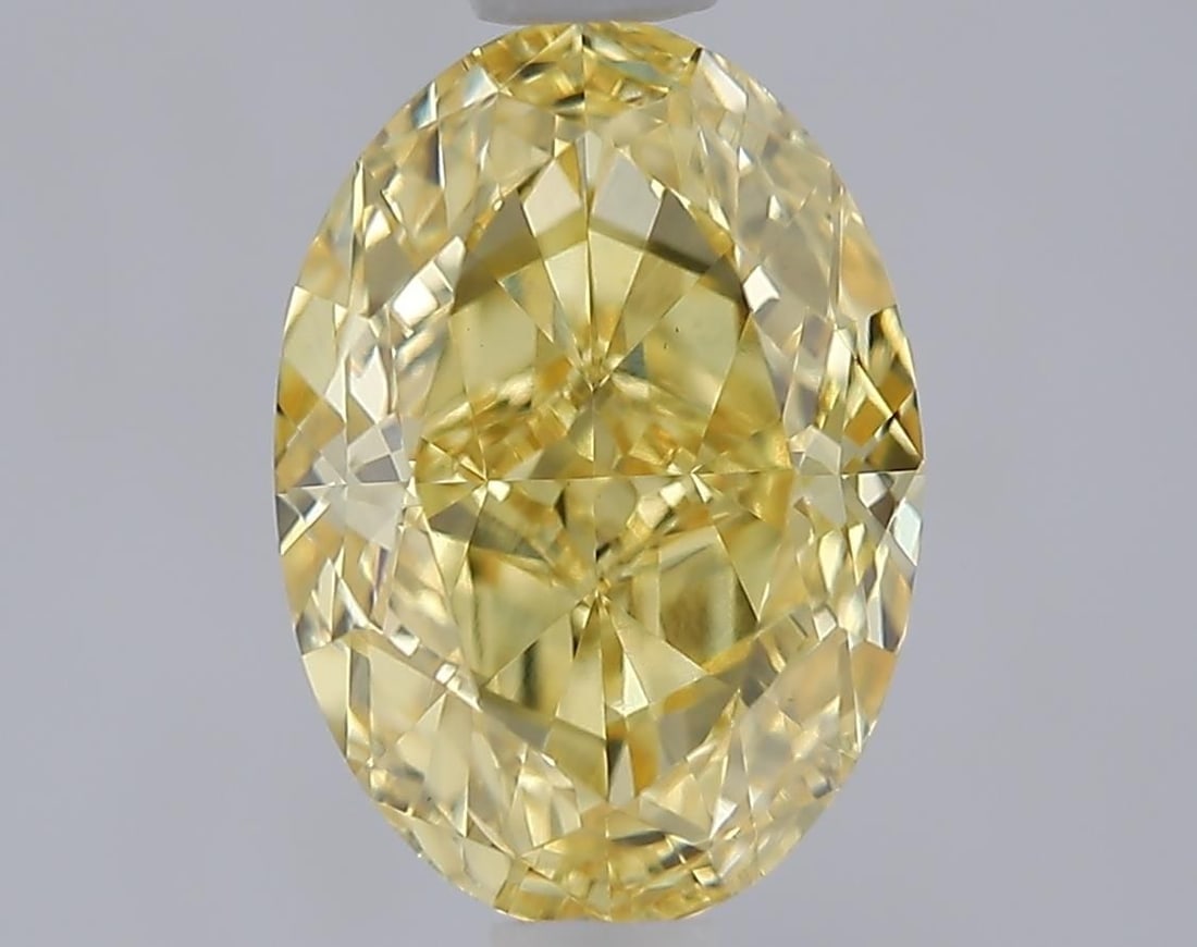 IGI Oval 1.93ct Fancy Intense Yellow VVS2 Loose Lab Diamond (1 of 1)