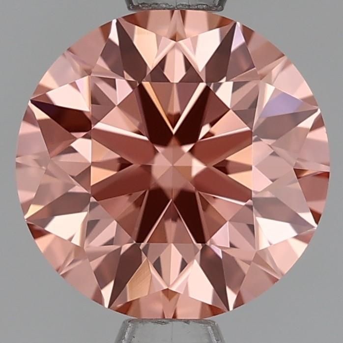 Loose Lab Diamond - Round 1.3ct Fancy Orangey Pink VVS1 (1 of 1)