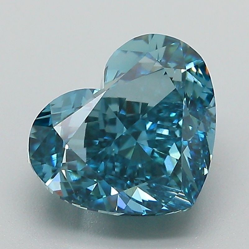 Loose Lab Diamond - IGI Heart 3.14ct Fancy Vivid Blue VVS2 (1 of 1)