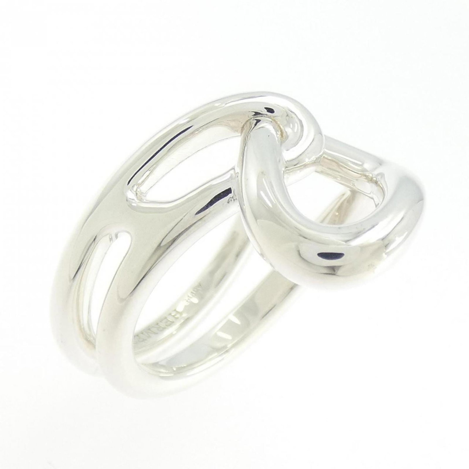 Hermes Silver 925 Band Ring: Hermes Silver 925 Band Ring Elevate your style with the timeless elegance of an authentic Hermes Silver 925 Band Ring. This beautifully crafted ring boasts a sleek silver design, perfect for everyday