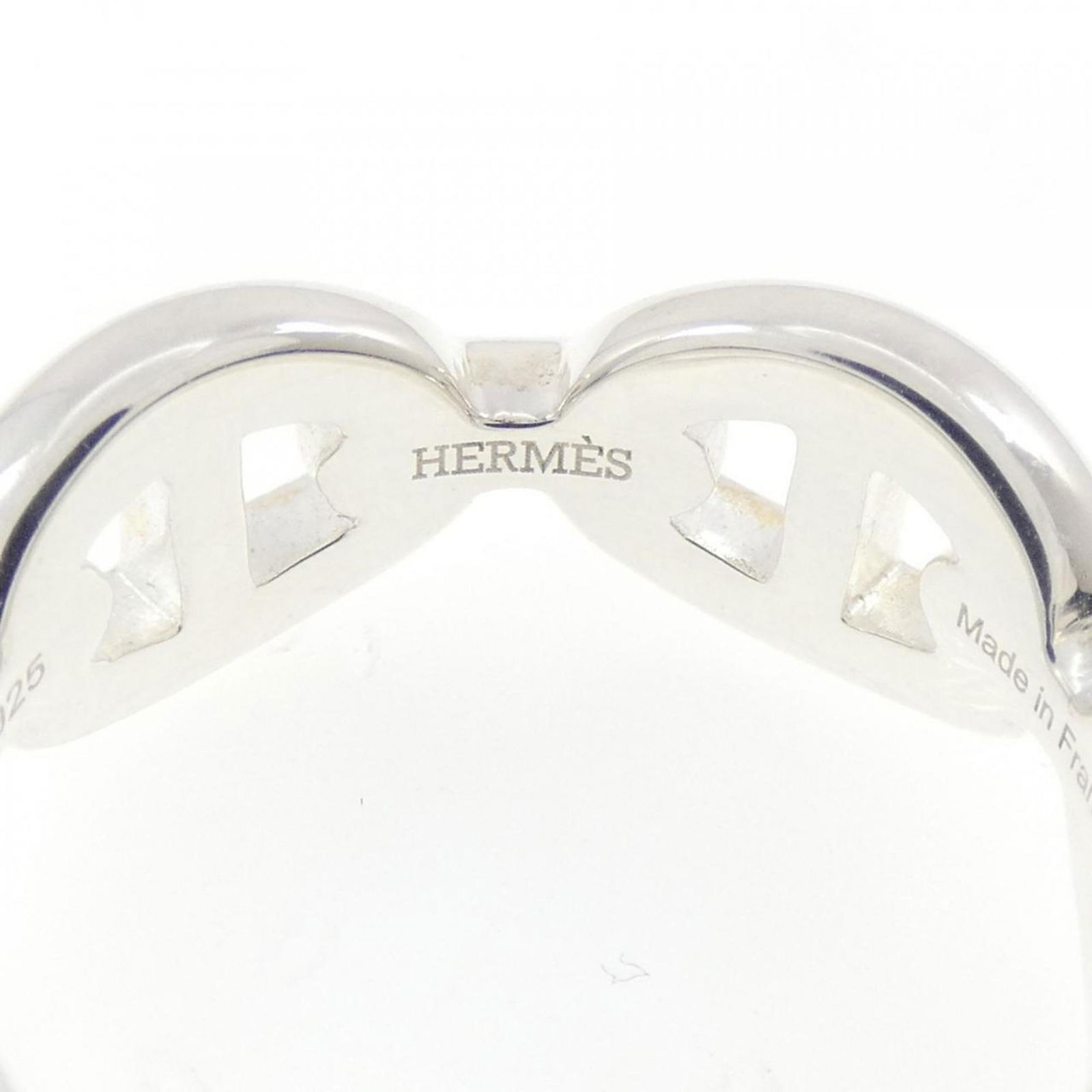 Hermes Silver 925 Band Ring - 3