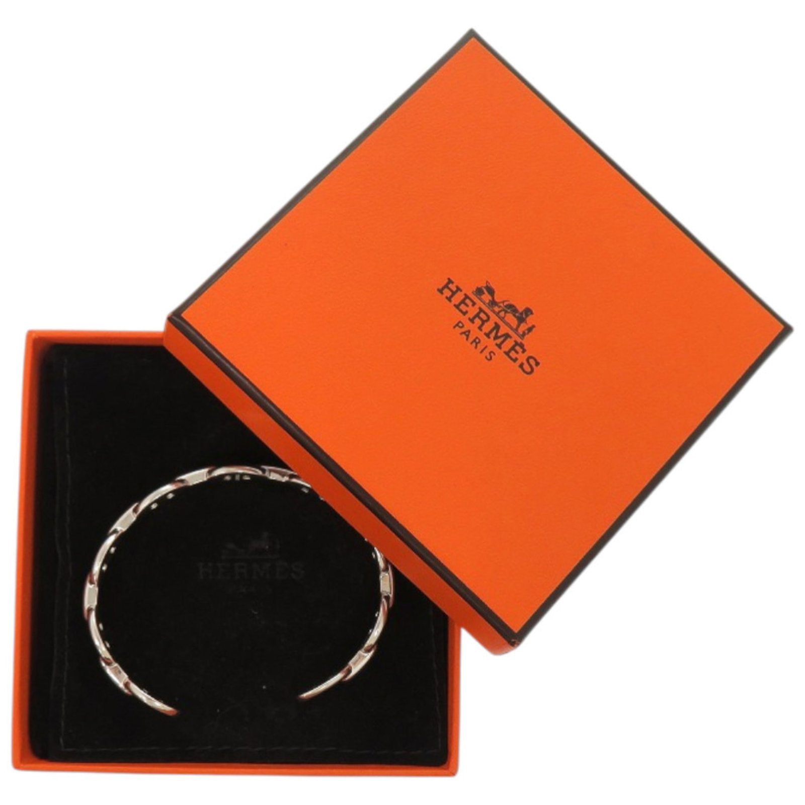 Hermes Silver 925 Bangle - 2