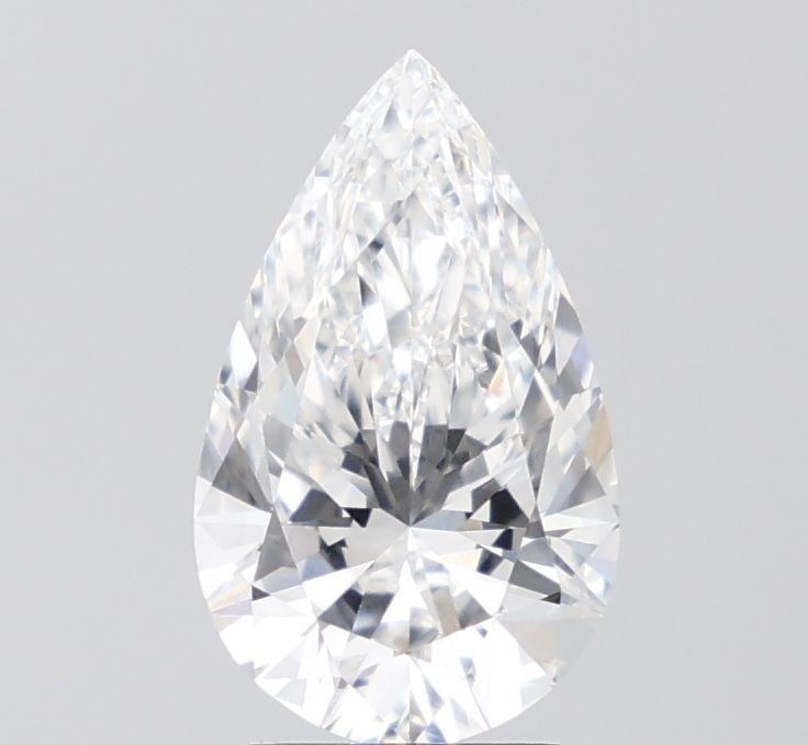 Loose Lab Diamond - IGI Pear 2.55ct E VVS2: Loose Lab Diamond - IGI Pear 2.55ct E VVS2 A stunning lab-grown pear-shaped diamond, certified by the International Gemological Institute (IGI), boasts exceptional clarity and color. With its EX