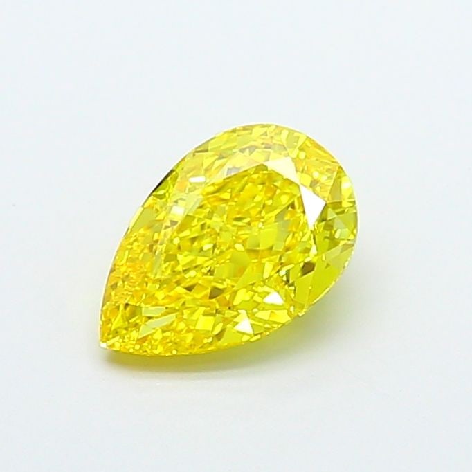 Loose Lab Diamond - IGI Pear 1.77ct Fancy Vivid Yellow VVS1: Loose Lab Diamond - IGI Pear 1.77ct Fancy Vivid Yellow VVS1 Experience the brilliance of nature with this stunning 1.77ct Fancy Vivid Yellow Lab diamond, certified by IGI and boasting exceptional