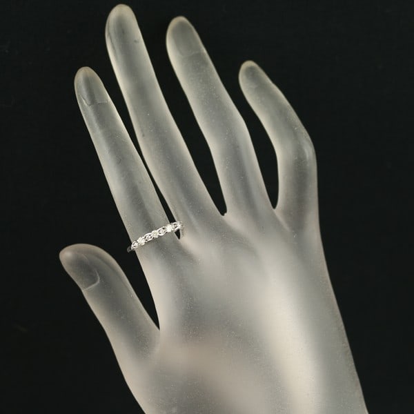 Platinum 0.34ct Diamond Ring - 4