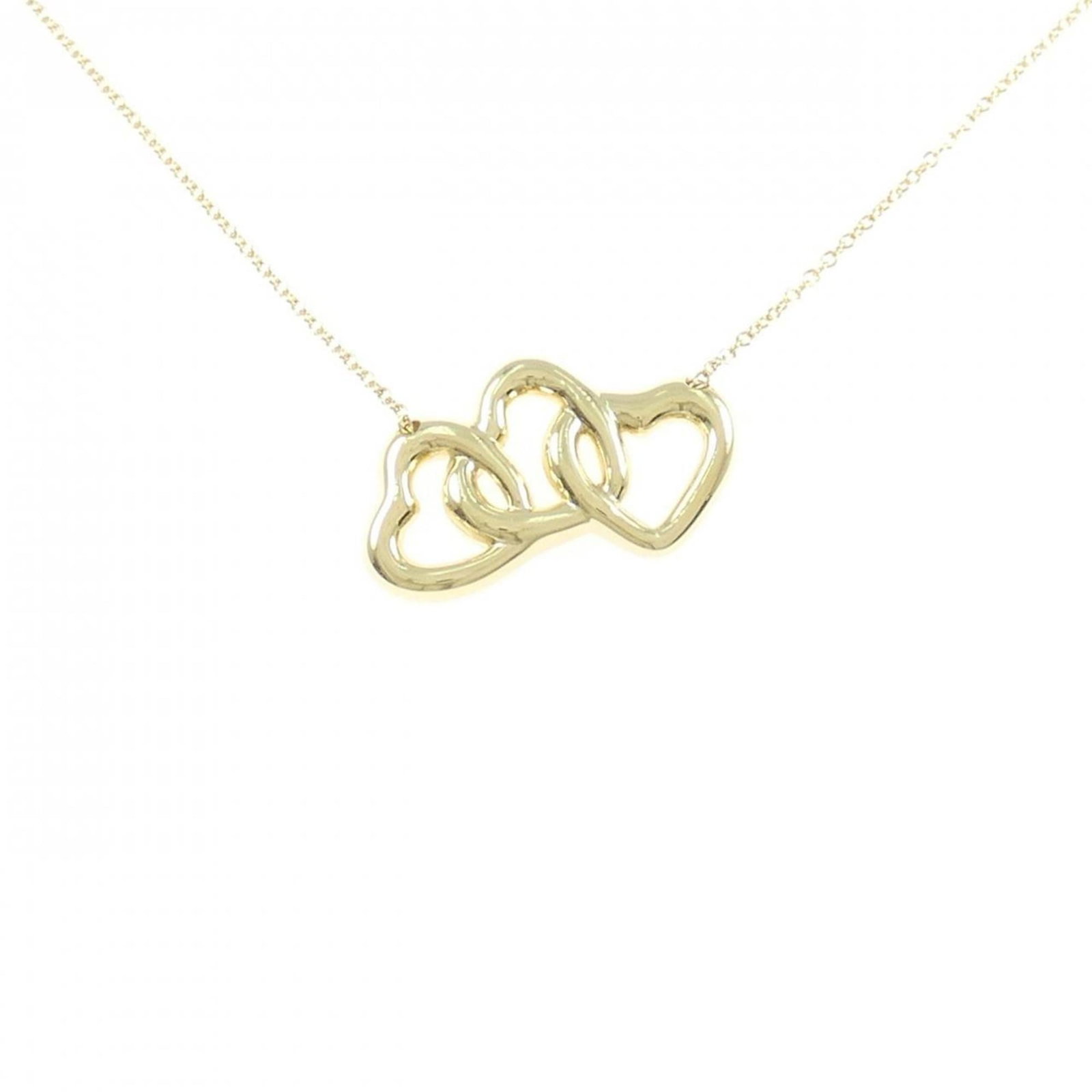 Necklace Tiffany Triple Heart: Necklace Tiffany Triple Heart Elevate your style with the timeless Tiffany Triple Heart necklace, crafted from 18K yellow gold and boasting three delicate hearts that symbolize love and devotion. This