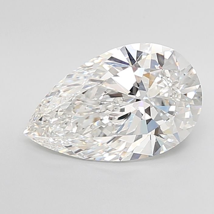 Loose Lab Diamond - IGI Pear 4.54ct F VVS2: Loose Lab Diamond - IGI Pear 4.54ct F VVS2 Experience the unparalleled brilliance of a lab-grown diamond, certified by IGI as a rare 4.54ct pear-shaped gem with exceptional clarity (VVS2) and color (F