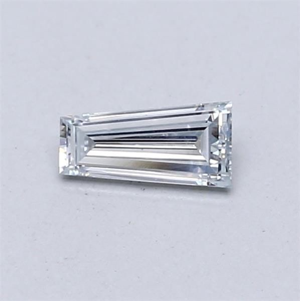 Light Blue VVS2 0.27ct Tapered Baguette Loose Lab Diamond: Light Blue VVS2 0.27ct Tapered Baguette Loose Lab Diamond A rare and breathtaking light blue lab diamond, certified VVS2 clarity, boasts exceptional cut, color, and symmetry in this stunning 0.27ct
