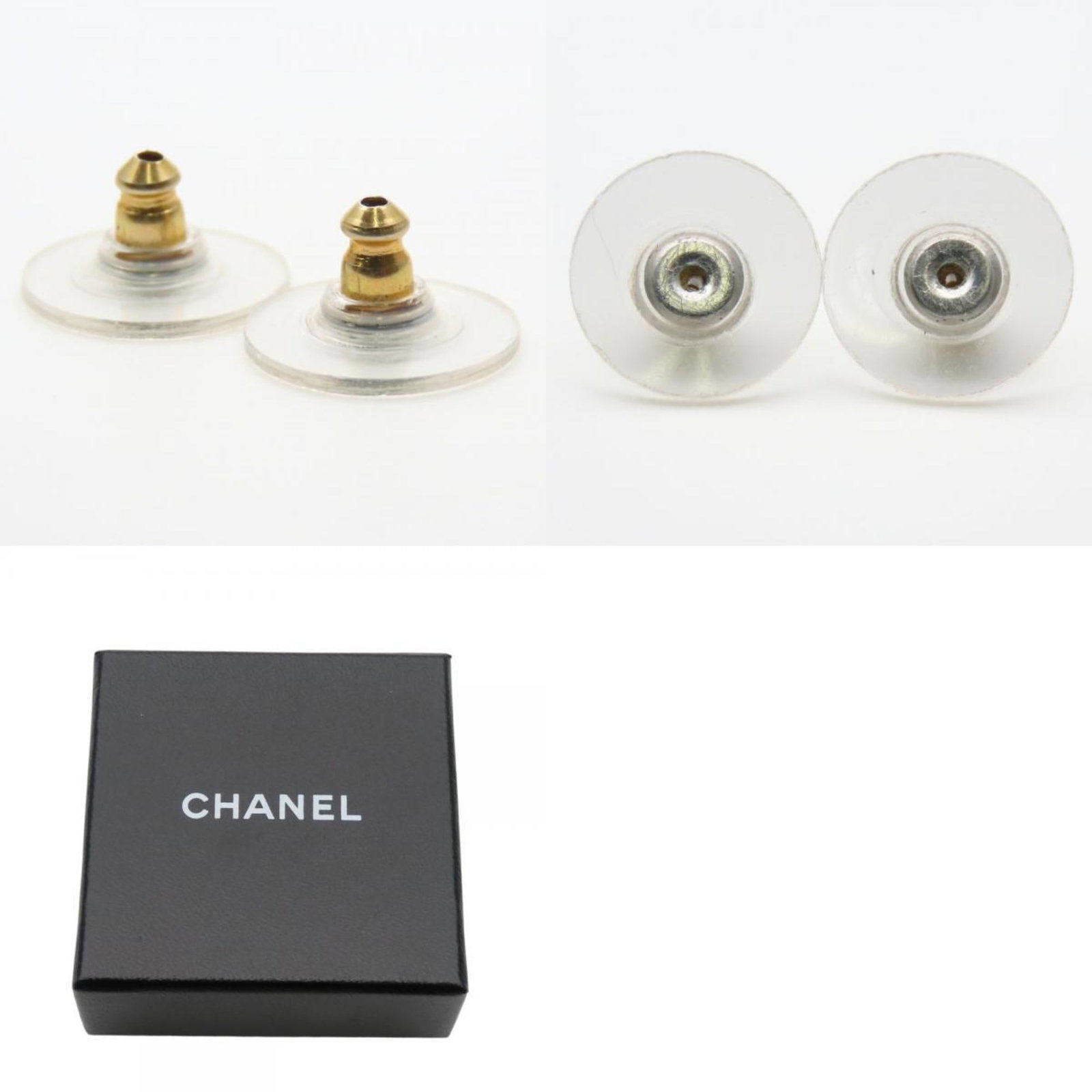 Chanel Stud Earrings - Plastic - 10