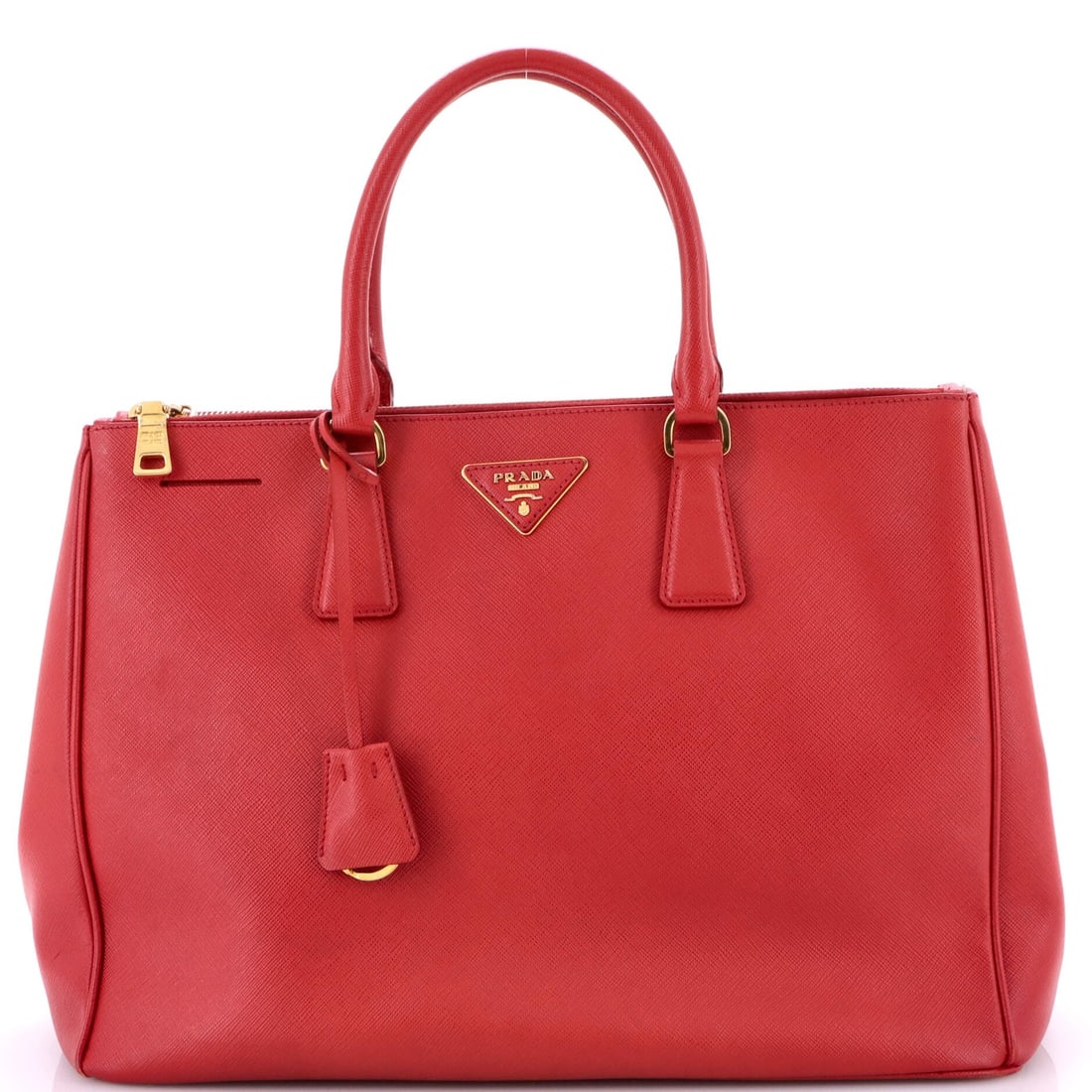 Prada Galleria Double Zip Saffiano Leather Large Tote: Prada Galleria Double Zip Saffiano Leather Large Tote The Prada Galleria Double Zip Saffiano Leather Large Tote is a stunning, high-quality bag that exudes elegance and sophistication. With its iconic