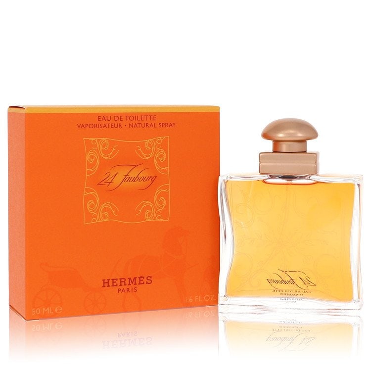 Hermes 24 Faubourg Perfume Eau De Toilette Spray: Hermes 24 Faubourg Perfume Eau De Toilette Spray Experience the timeless elegance of Hermes 24 Faubourg, a sophisticated eau de toilette spray that exudes refinement and poise. With its rich, floral s