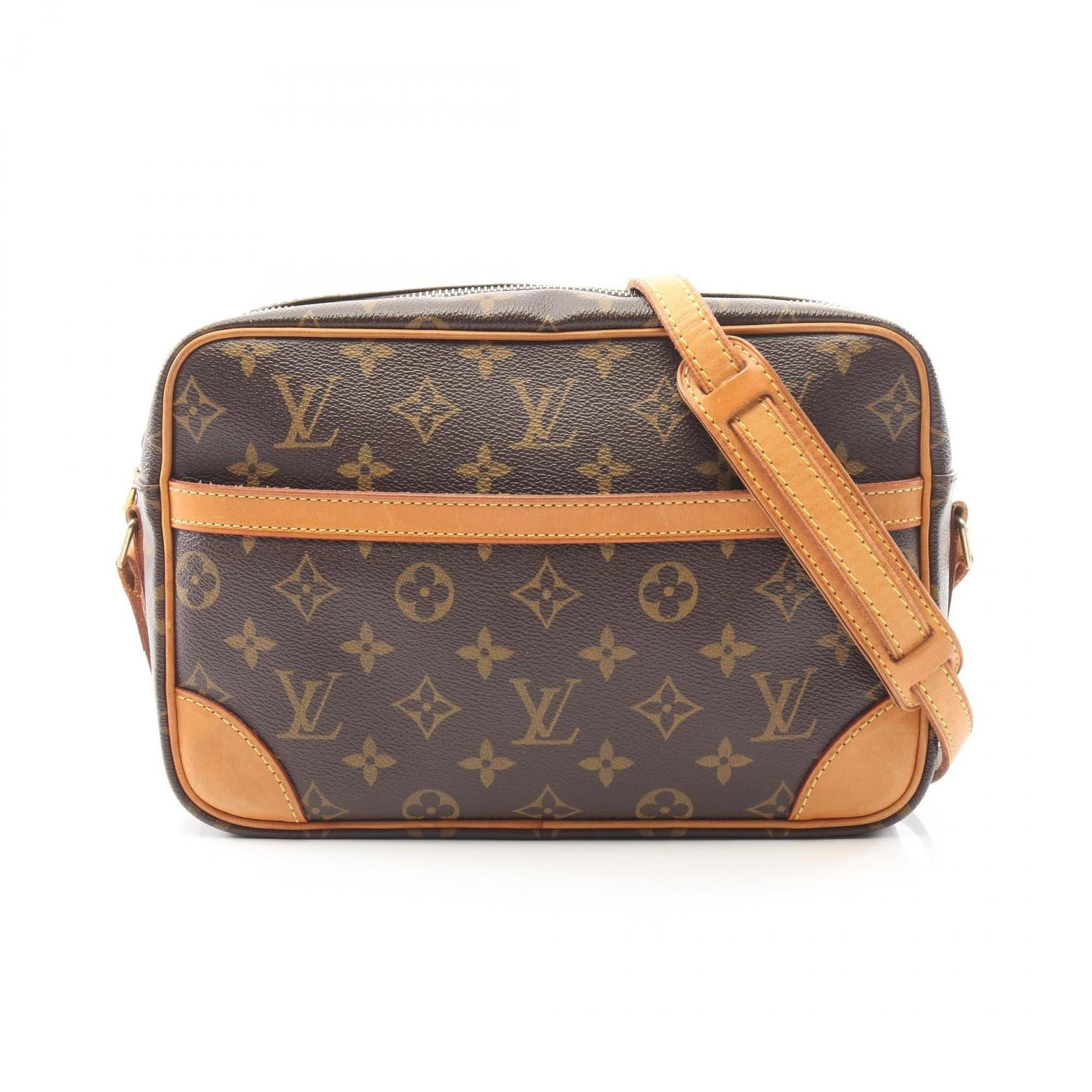Louis Vuitton Coated Canvas Leather Shoulder Bag (1 of 9)
