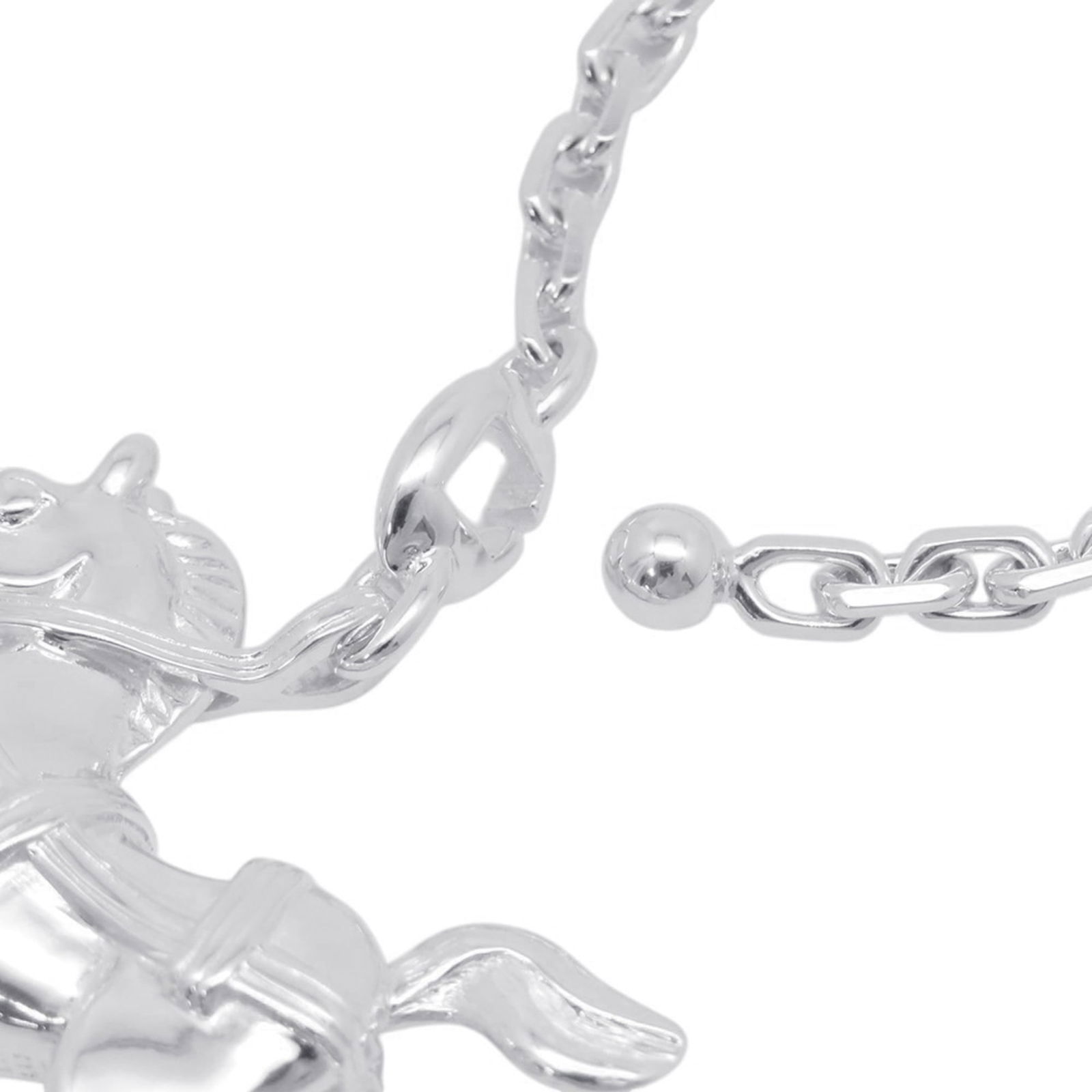 Hermes Silver 925 Keyring - 4