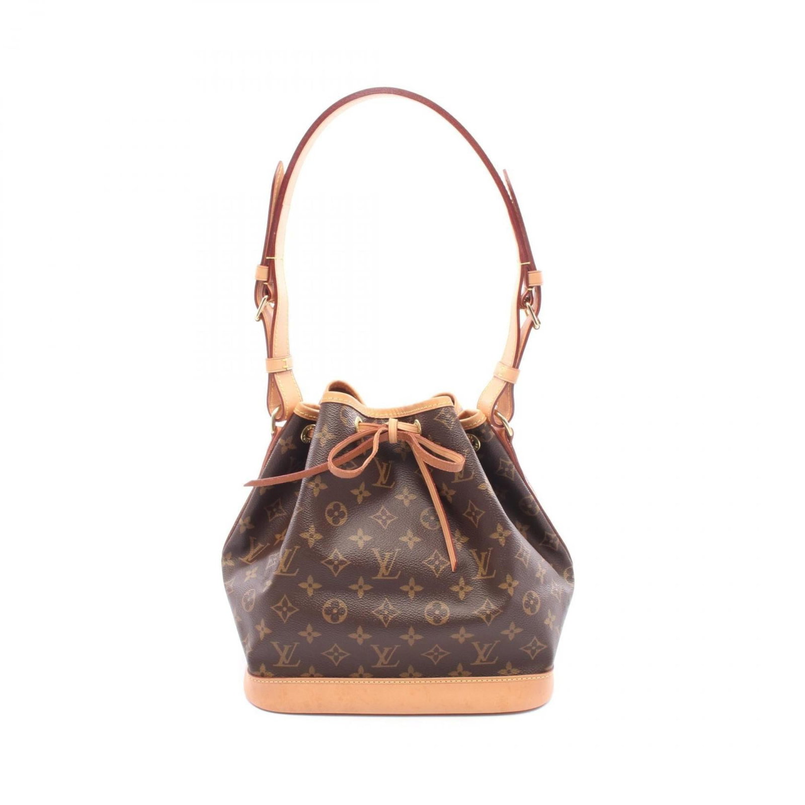 Louis Vuitton Coated Canvas Shoulder Bag in Leather: Louis Vuitton Coated Canvas Shoulder Bag in Leather A timeless piece from the iconic Louis Vuitton brand, this brown leather shoulder bag boasts a sturdy coated canvas exterior and signature monogram