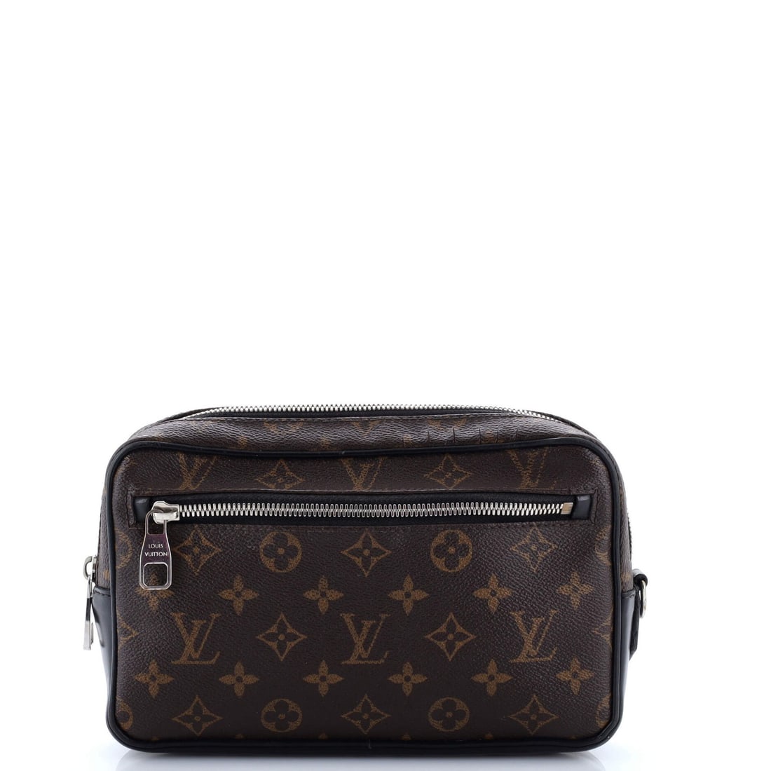 Louis Vuitton Kasai Clutch in Monogram Canvas: Louis Vuitton Kasai Clutch in Monogram Canvas A timeless piece from the iconic Louis Vuitton Kasai Clutch collection, this Monogram Canvas brown bag boasts the brand's signature scuffed elegance and s