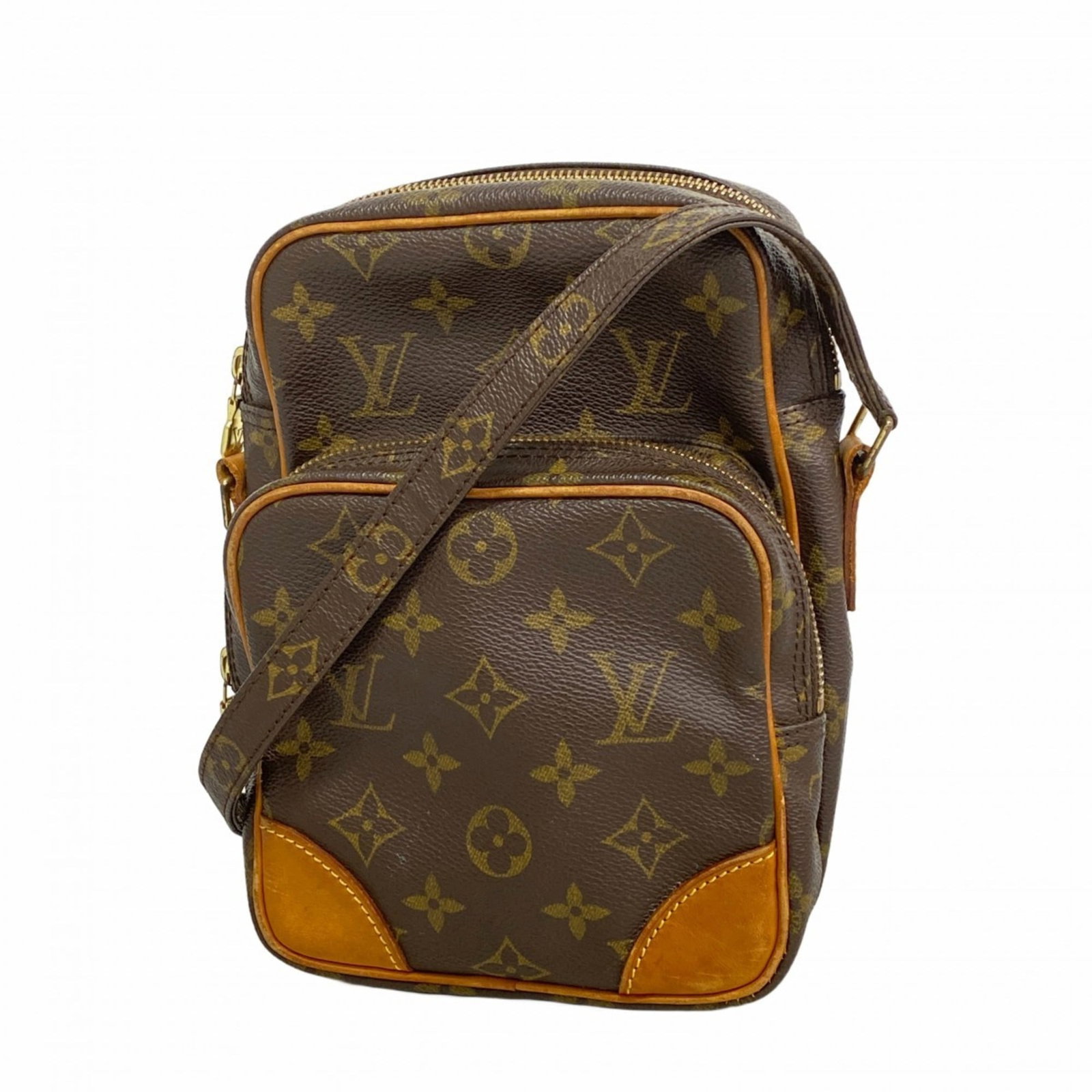 Bag Louis Vuitton Shoulder: Bag Louis Vuitton Shoulder A pre-loved Louis Vuitton shoulder bag in rich brown leather, perfect for adding a touch of timeless elegance to your daily routine. With its classic design and spacious int