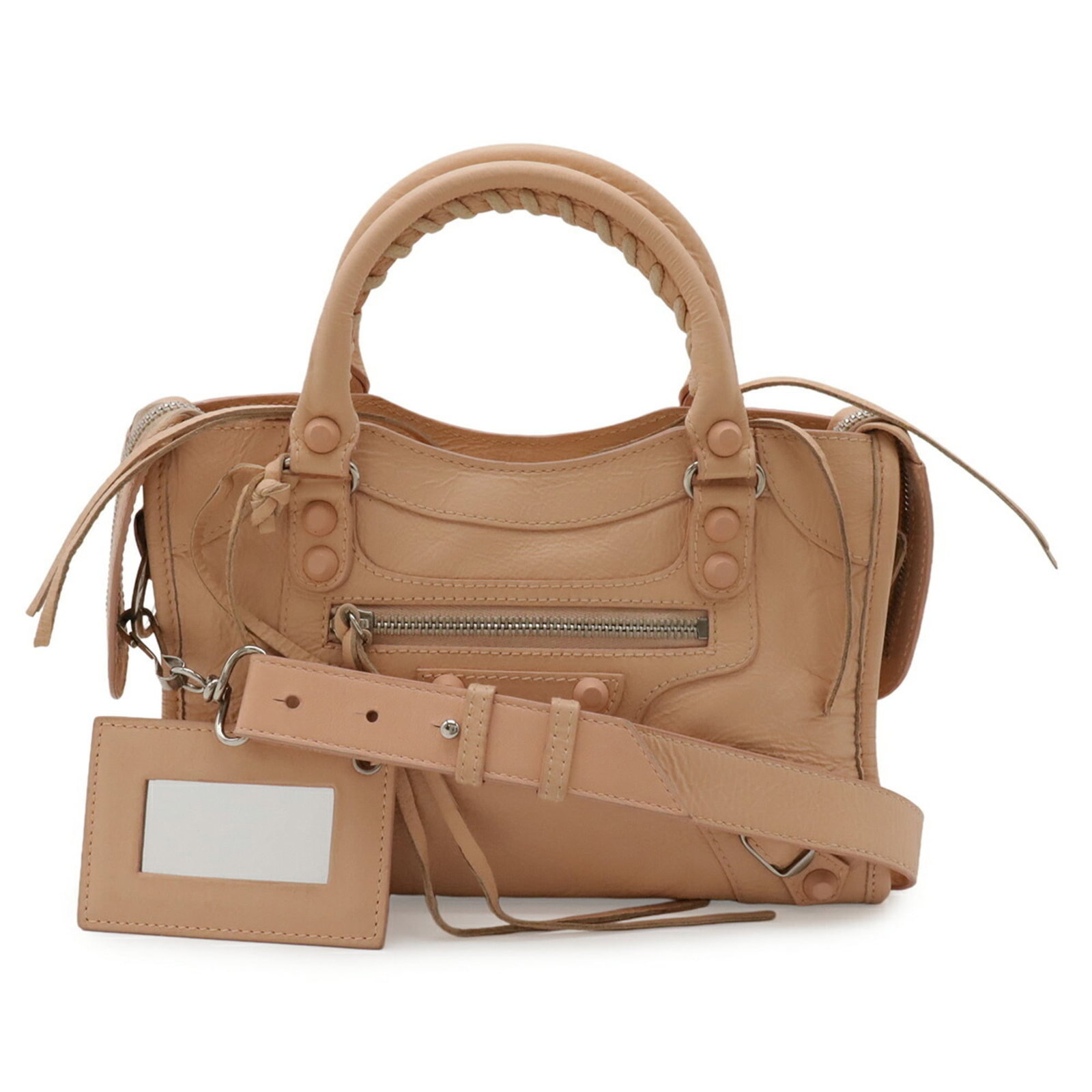 Leather Balenciaga Shoulder Bag: Leather Balenciaga Shoulder Bag A sleek and sophisticated Balenciaga shoulder bag, crafted from rich black leather, boasts a classic design that exudes timeless elegance. With its spacious interior an