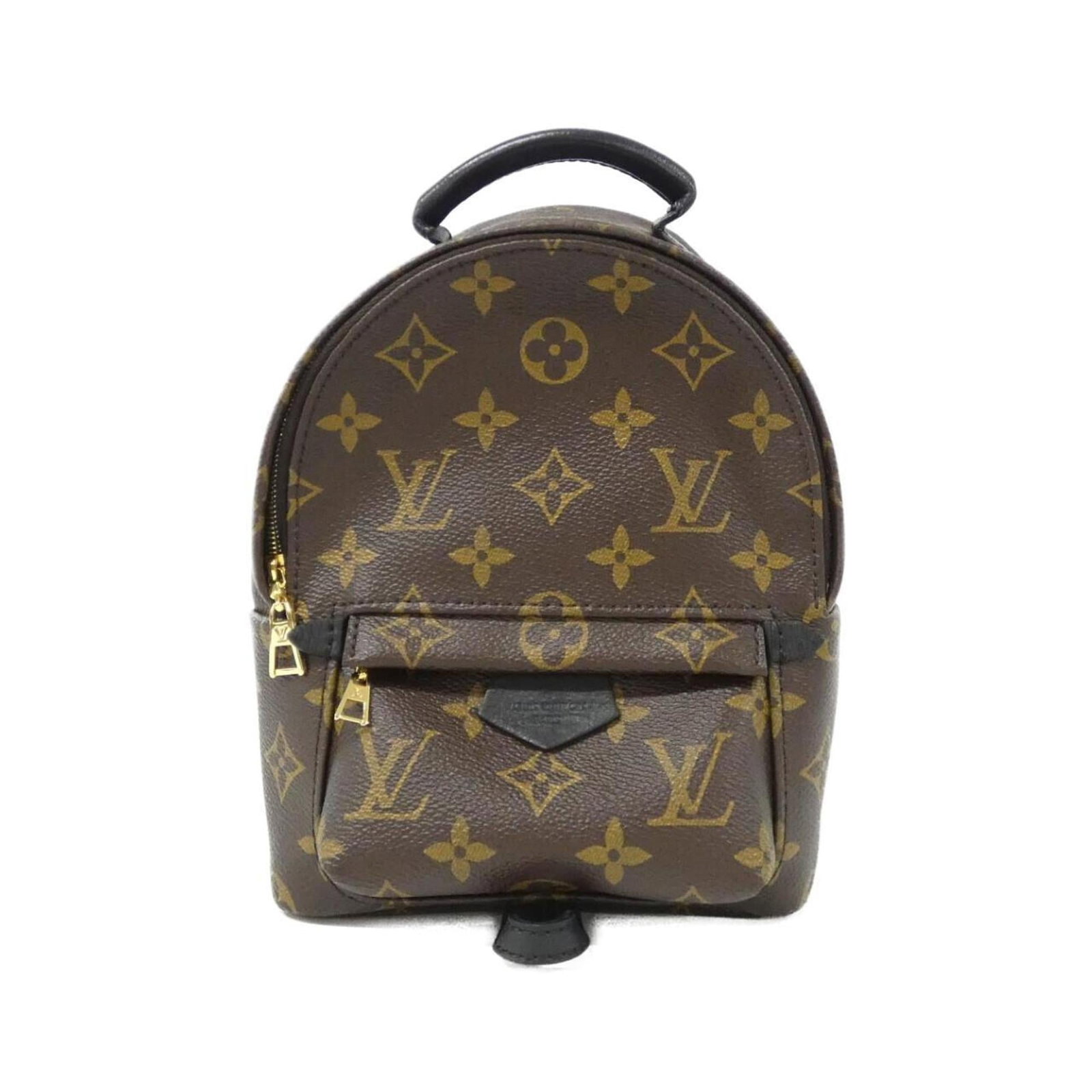 Louis Vuitton Coated Canvas Backpack: Louis Vuitton Coated Canvas Backpack A timeless and stylish addition to any wardrobe, this Louis Vuitton Coated Canvas Backpack boasts the iconic brand's signature monogram pattern and gold hardware,