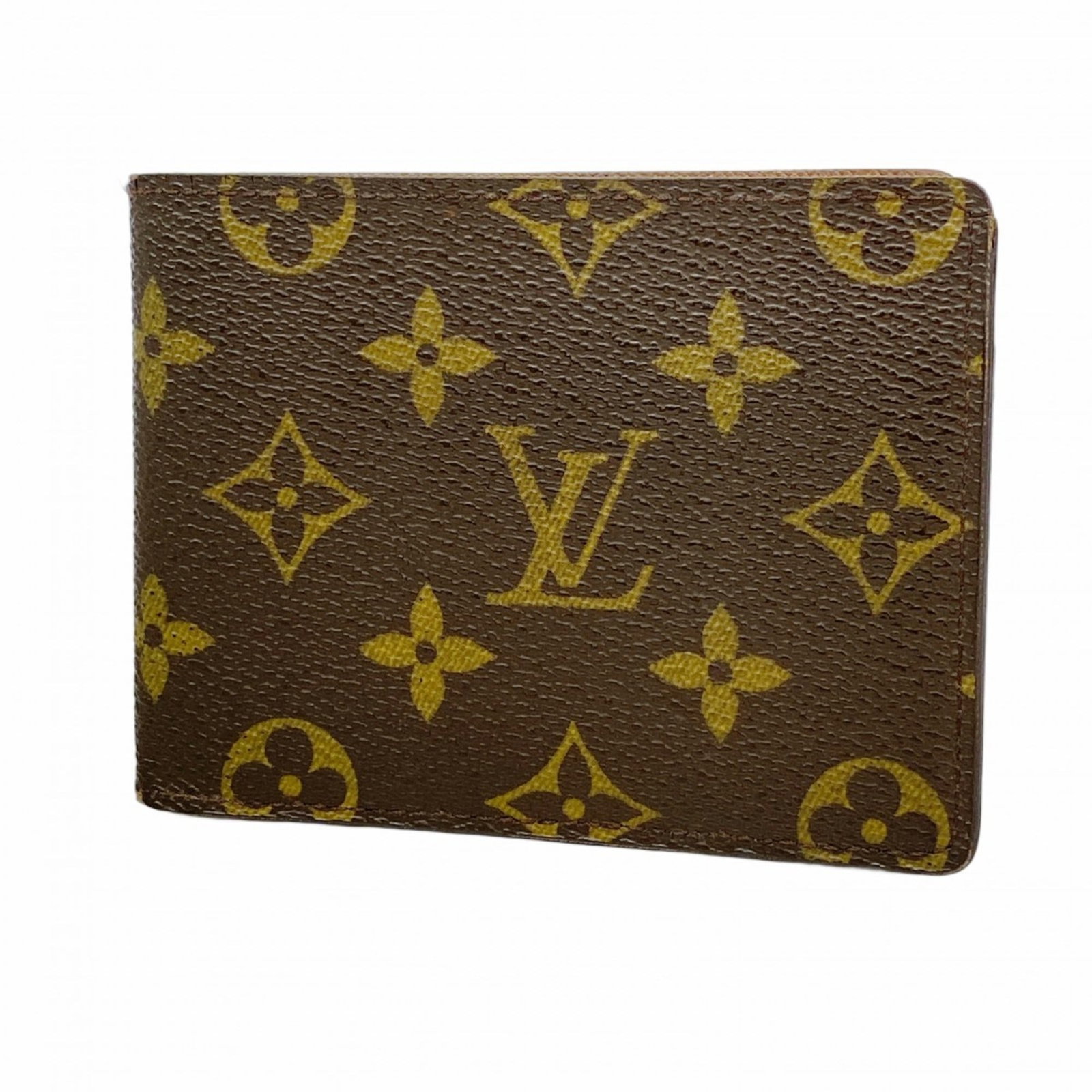 Louis Vuitton Bi-Fold Bill Wallet: Louis Vuitton Bi-Fold Bill Wallet A stylish and practical accessory for the modern gentleman, this Louis Vuitton bi-fold bill wallet boasts the iconic brand's signature monogram pattern in rich brown