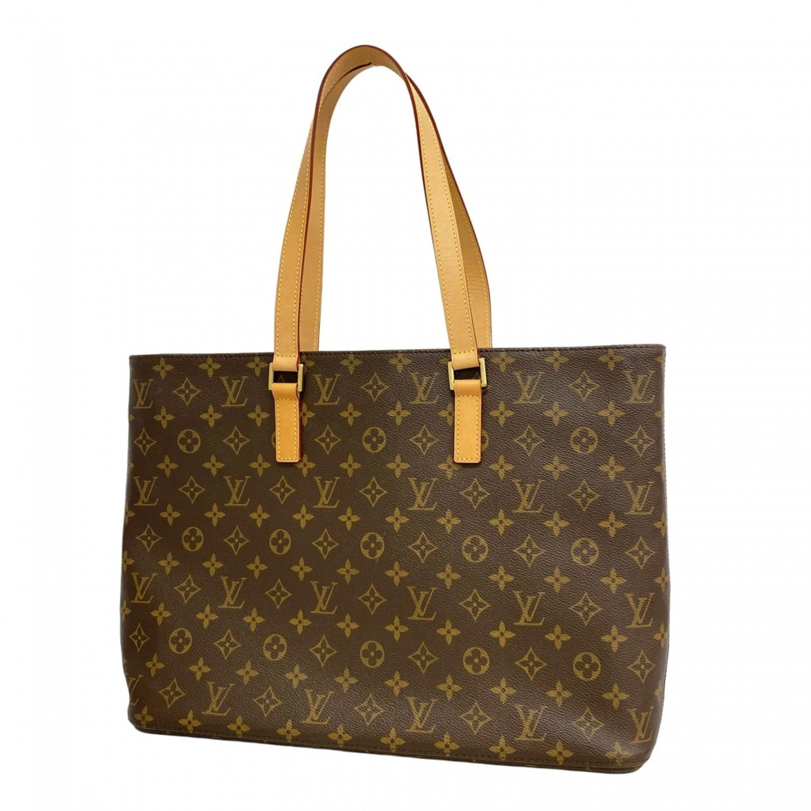 Bag Louis Vuitton Tote: Bag Louis Vuitton Tote A timeless and iconic bag, this Louis Vuitton tote boasts the signature monogram pattern and rich brown leather, perfect for everyday use. With its spacious 30cm x 40cm interior