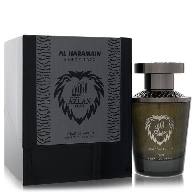 Al Haramain Azlan Oud Charcoal Cologne by Al Haramain Extrait de Parfum Spray: Al Haramain Azlan Oud Charcoal Cologne by Al Haramain Extrait de Parfum Spray Experience the rich, woody scent of Al Haramain Azlan Oud Charcoal Cologne, a sophisticated fragrance for men that combine