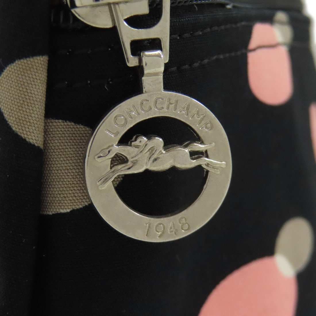 Longchamp Mini Canvas Pouch with Handle - 8