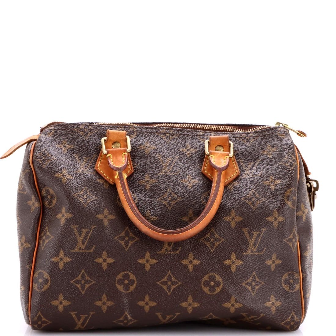 Louis Vuitton Speedy 25 Monogram Canvas Handbag: Louis Vuitton Speedy 25 Monogram Canvas Handbag A timeless piece of luxury, the Louis Vuitton Speedy 25 Monogram Canvas Handbag exudes classic style with its iconic monogram pattern and top handle des