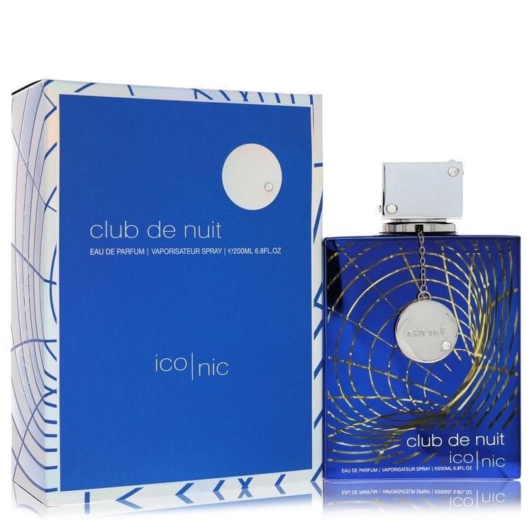 Armaf Club De Nuit Iconic Blue Cologne By Eau Parfum Spray: Armaf Club De Nuit Iconic Blue Cologne By Eau Parfum Spray Experience the sophisticated charm of Armaf Club De Nuit Iconic Blue, a captivating cologne for men that embodies the essence of nighttime so
