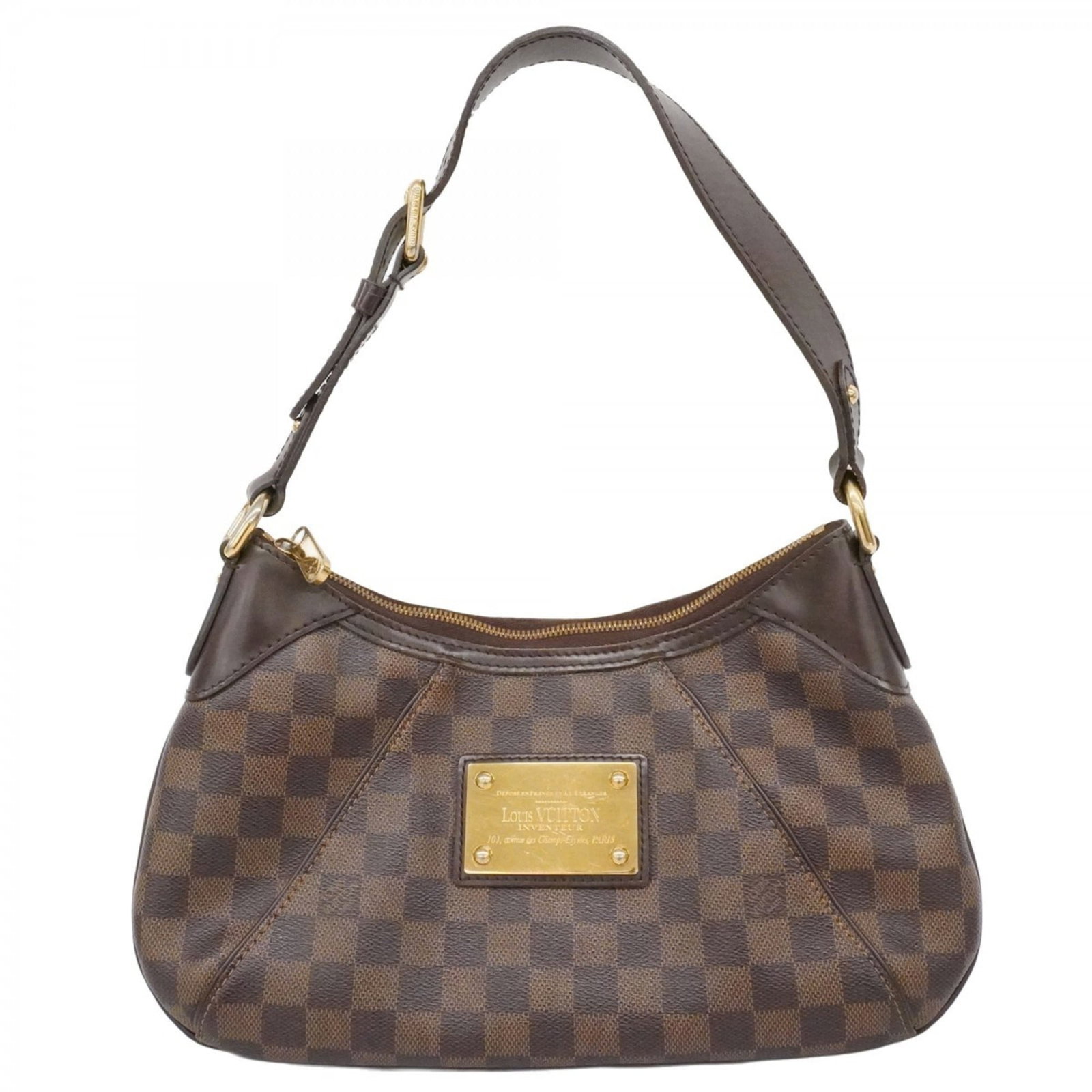 Bag Louis Vuitton Shoulder: Bag Louis Vuitton Shoulder A pre-owned Louis Vuitton shoulder bag in Ebene, offering a stylish and timeless accessory for women on-the-go. With its classic design and spacious interior, this bag is pe