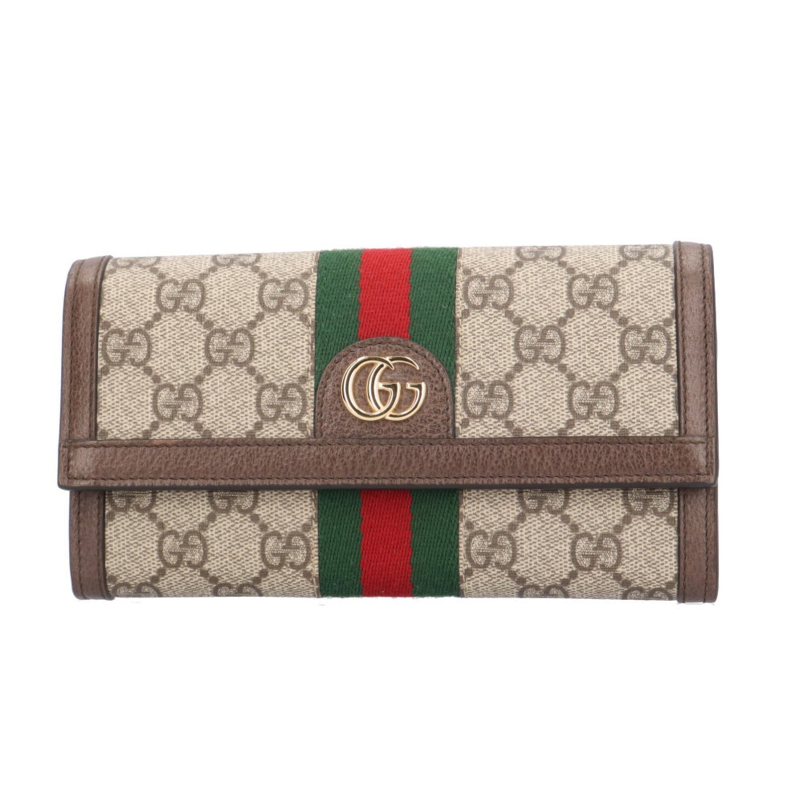 Supreme Gucci Long Wallet (Bi-Fold) Gg: Supreme Gucci Long Wallet (Bi-Fold) Gg A rare find for the fashion enthusiast, this Supreme x Gucci bi-fold wallet boasts the iconic Gucci GG logo in beige, adding a touch of luxury to any outfit.