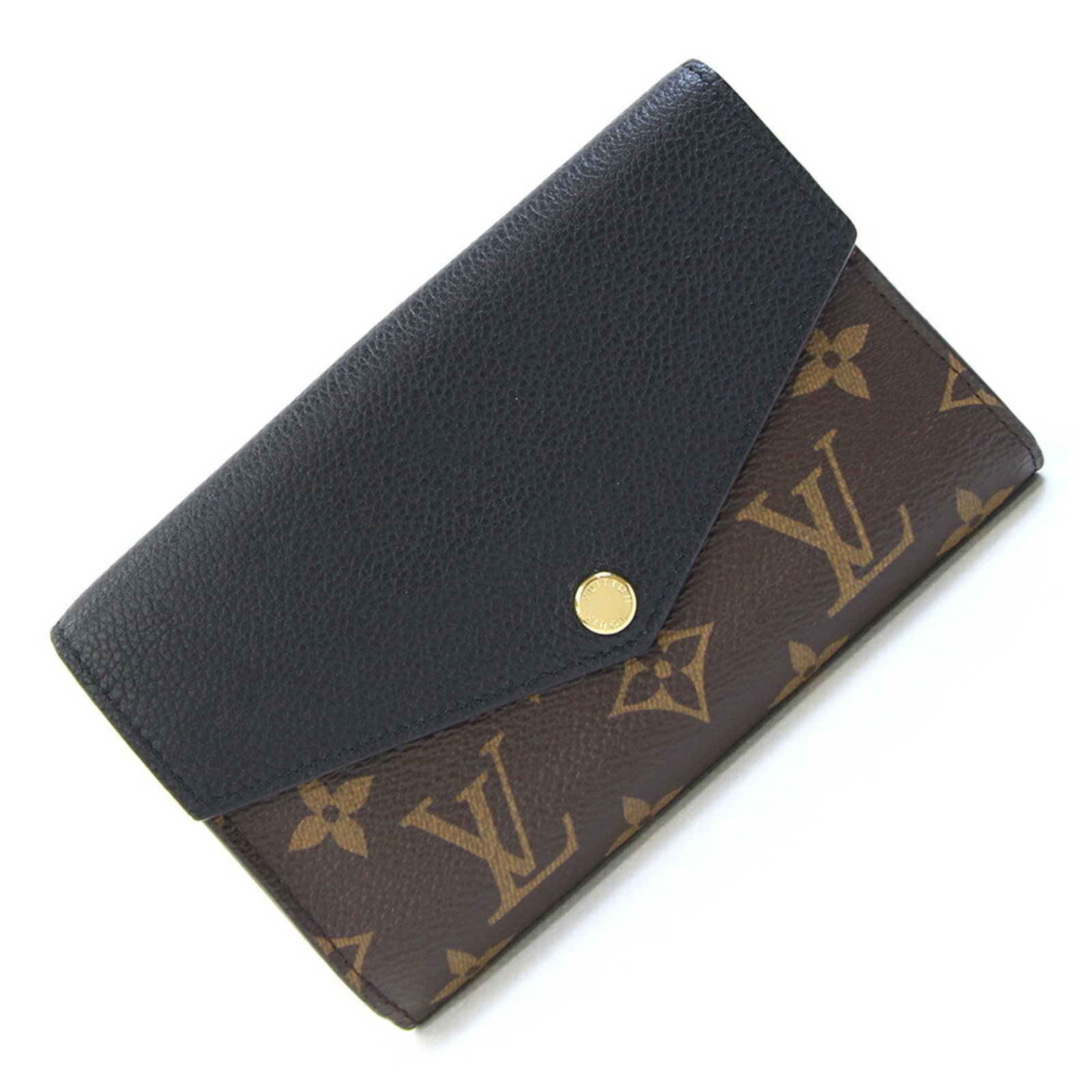 Louis Vuitton Bi-Fold Wallet: Louis Vuitton Bi-Fold Wallet A timeless piece from the iconic Louis Vuitton brand, this bi-fold wallet exudes classic sophistication with its sleek Noir finish and signature monogram pattern. With its