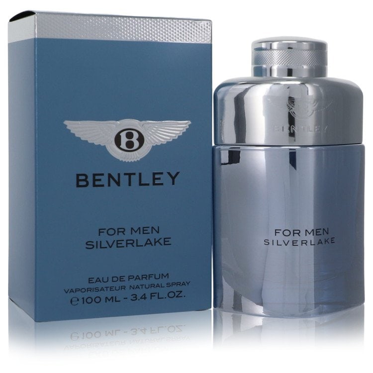 Bentley Silverlake Eau de Parfum Spray: Bentley Silverlake Eau de Parfum Spray Experience the sophistication of Bentley Silverlake, a refined eau de parfum spray designed for the discerning gentleman. With its 3.4 oz size and 500g weight, t