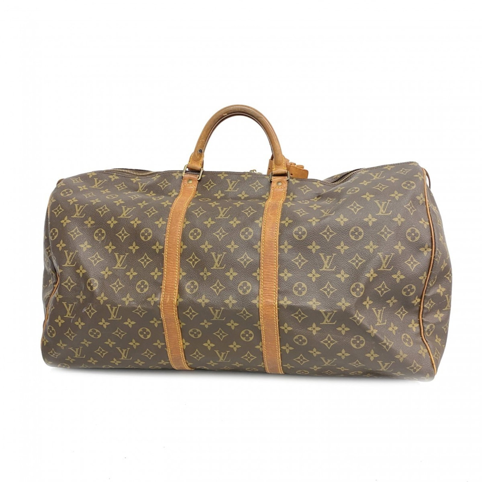 Bag Louis Vuitton Boston: Bag Louis Vuitton Boston A pre-owned Louis Vuitton Boston bag in rich brown leather, boasting the iconic monogram pattern and timeless design that has made this style an enduring classic among fashion