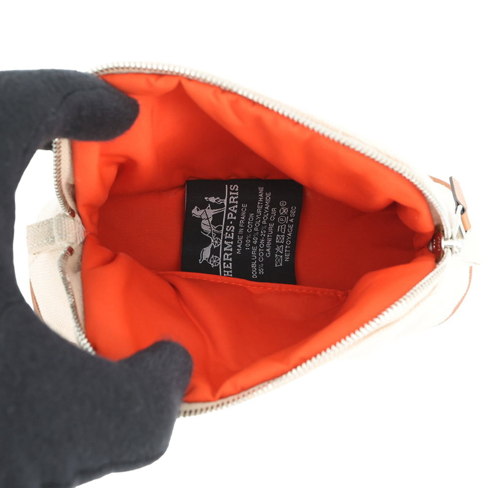 Hermes Canvas Pouch - 4