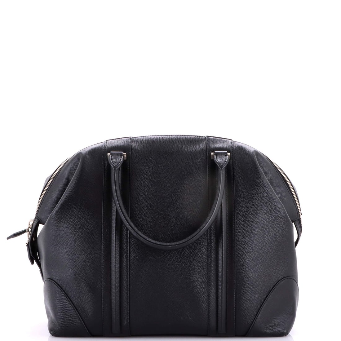 Givenchy Lucrezia Leather Travel Bag: Givenchy Lucrezia Leather Travel Bag The Givenchy Lucrezia Leather Travel Bag is a sleek and sophisticated accessory for the modern traveler, boasting a classic black leather exterior with silver hard