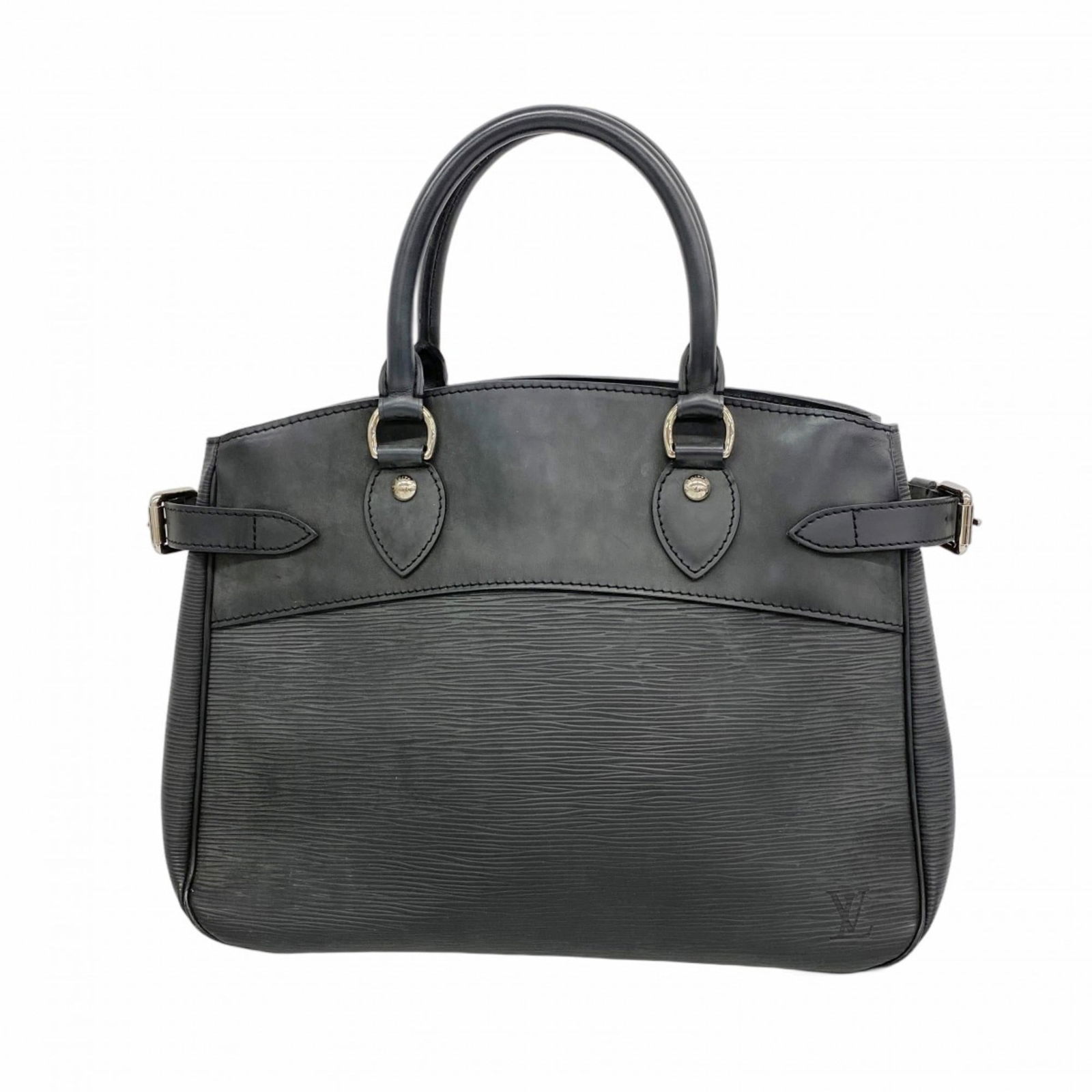 Handbag Louis Vuitton: Handbag Louis Vuitton A pre-owned Louis Vuitton handbag in Noir, boasting the iconic monogram pattern and timeless design that exudes luxury and sophistication. With its classic size and durable const