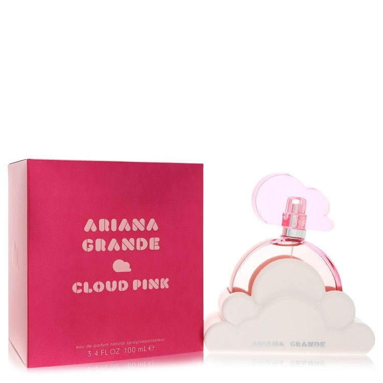 Ariana Grande Cloud Pink Eau de Parfum Spray: Ariana Grande Cloud Pink Eau de Parfum Spray Indulge in the sweet, cloud-like scent of Ariana Grande's signature perfume, perfectly captured in this 3.4 oz Eau de Parfum Spray. With its long-lasting f