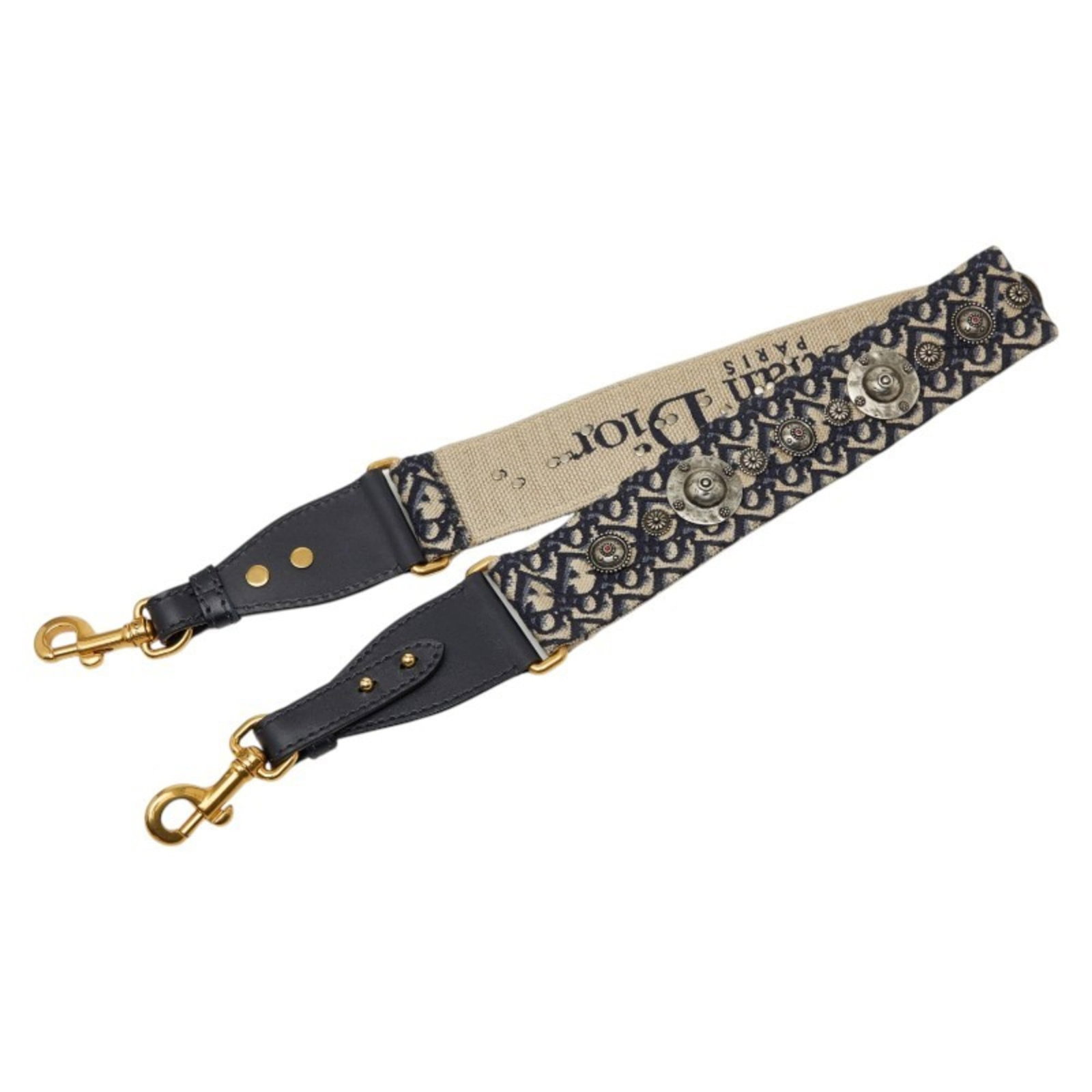 Metal - Christian Dior Strap Canvas: Metal - Christian Dior Strap Canvas A beautiful, pre-owned Christian Dior strap canvas bag in beige and multi-color hues, boasting a sturdy metal frame and high-quality canvas material that has been g