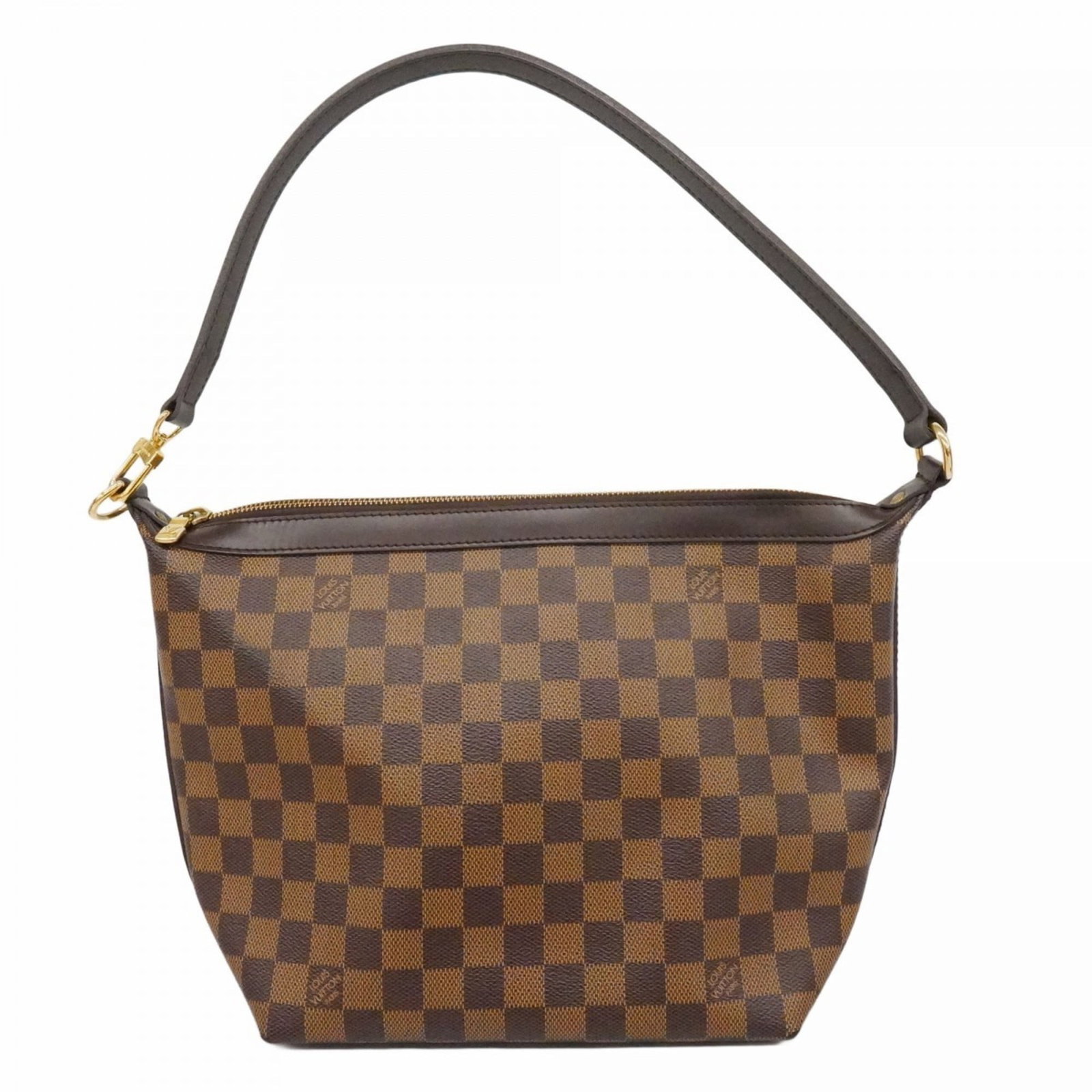 Bag Louis Vuitton Shoulder: Bag Louis Vuitton Shoulder A pre-owned Louis Vuitton Ebene shoulder bag, perfect for adding a touch of timeless elegance to your daily routine. With its classic design and rich brown leather exterior,