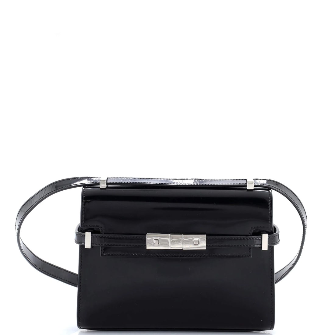 Saint Laurent Mini Leather Shoulder Bag Manhattan: Saint Laurent Mini Leather Shoulder Bag Manhattan The Saint Laurent Mini Leather Shoulder Bag Manhattan is a chic and sophisticated accessory that exudes luxury. With its sleek black leather