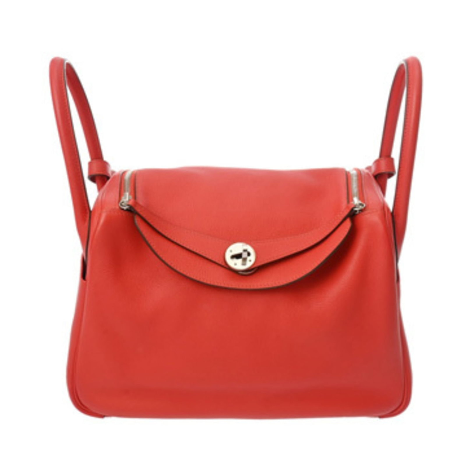 Hermes Swift Leather Handbag: Hermes Swift Leather Handbag The Hermes Swift Leather Handbag is a timeless and sophisticated accessory, boasting sleek silver hardware and a rich rouge casaque color that adds a touch of elegance to
