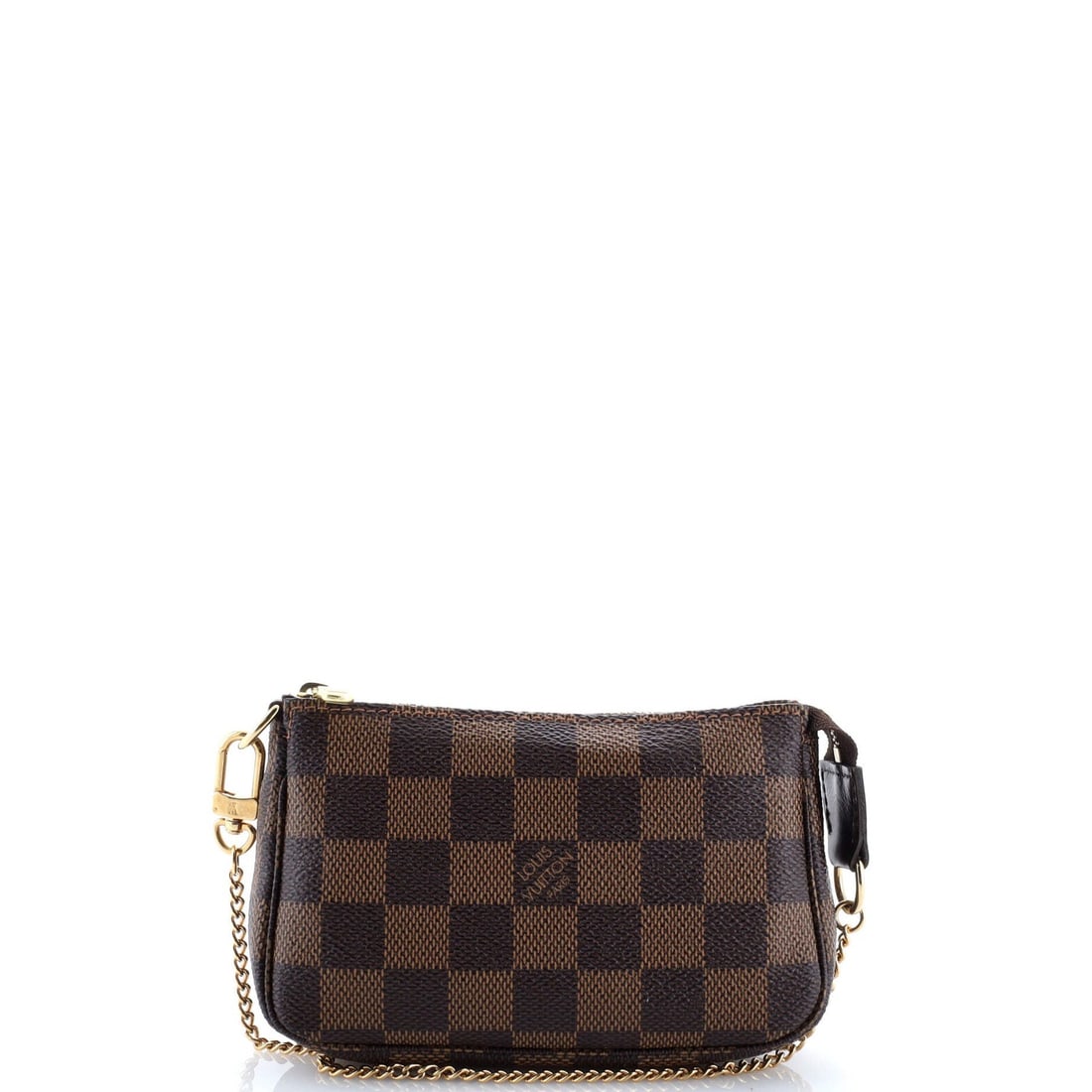 Mini Louis Vuitton Pochette Accessoires Damier: Mini Louis Vuitton Pochette Accessoires Damier Add a touch of timeless elegance to your daily routine with this mini Louis Vuitton Pochette Accessoires Damier clutch. Made from high-quality canvas, th