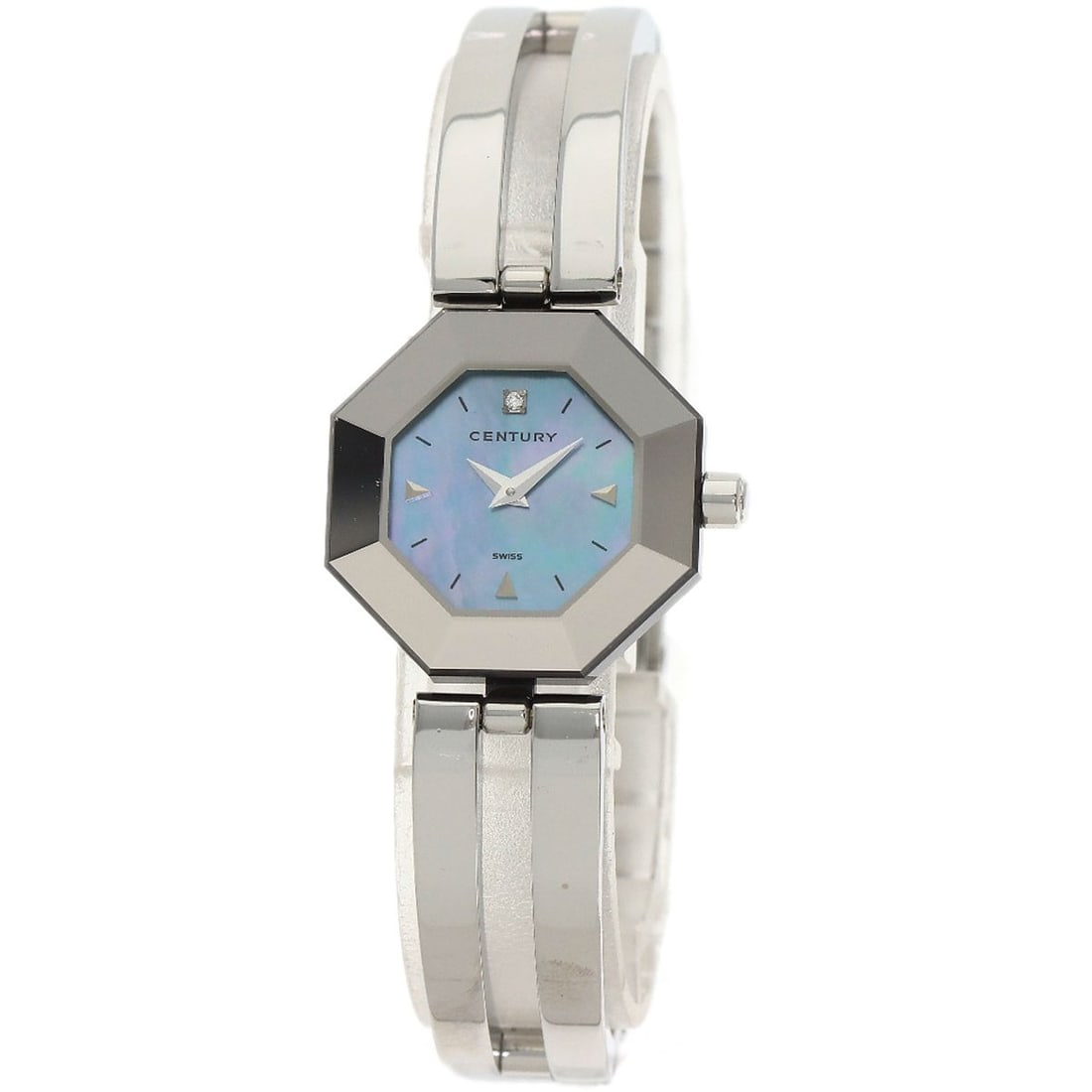CENTURY Time Gem 1P Diamond Watches Stainless Steel/ Steel: CENTURY Time Gem 1P Diamond Watches Stainless Steel/ Steel Experience timeless elegance with the CENTURY Time Gem 1P Diamond Watches, boasting a sleek stainless steel design and sophisticated silver