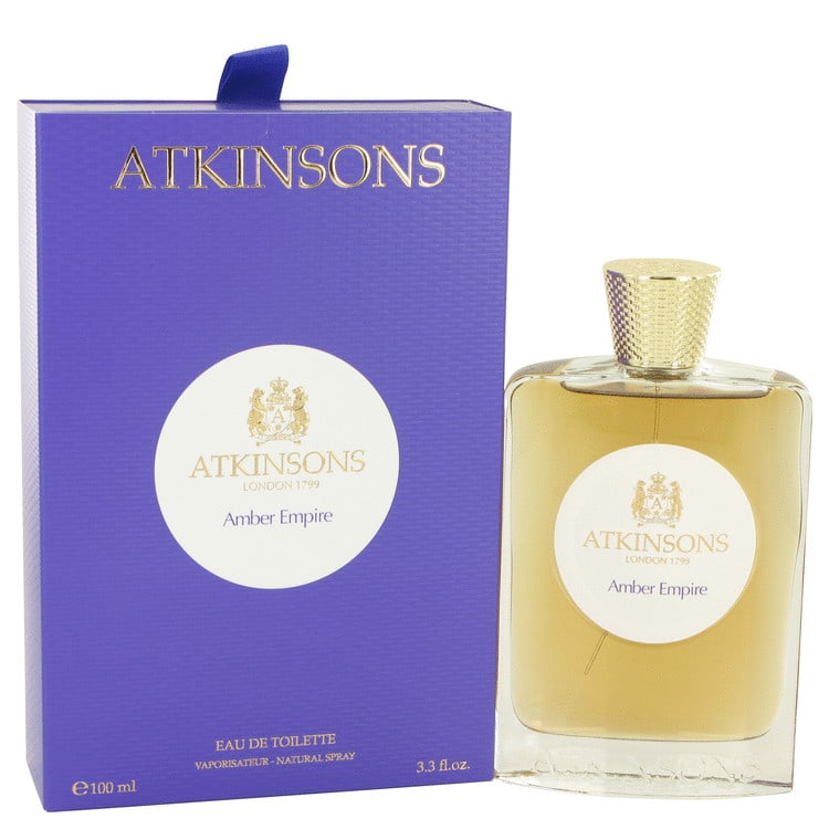 Atkinsons Amber Empire Eau de Toilette Spray: Atkinsons Amber Empire Eau de Toilette Spray Indulge in the rich, velvety scent of Atkinsons Amber Empire Eau de Toilette Spray, a luxurious fragrance for women that combines warm amber notes with sub