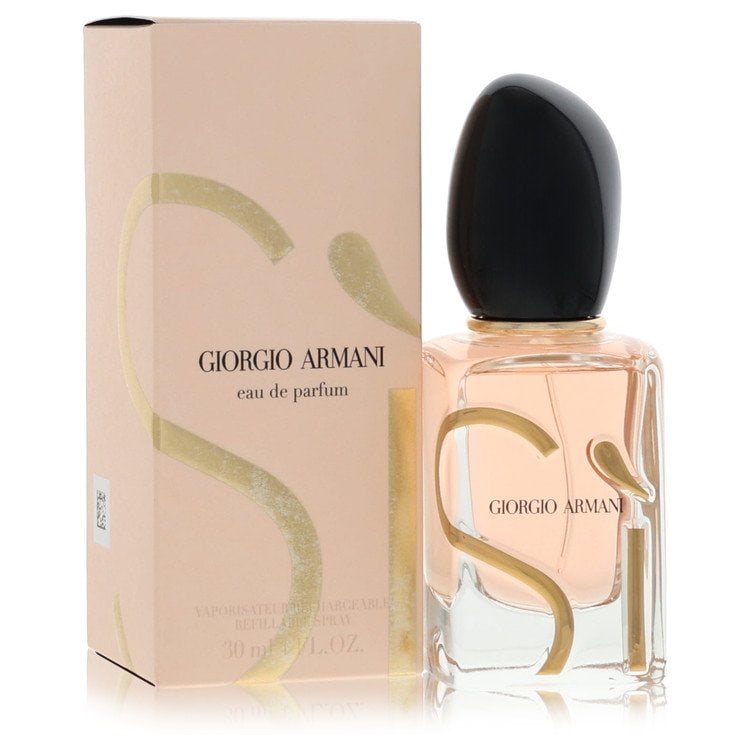 Armani Si by Giorgio Armani Eau de Parfum Spray: Armani Si by Giorgio Armani Eau de Parfum Spray Experience the sophisticated elegance of Giorgio Armani's iconic Armani Si perfume, a timeless eau de parfum for women that exudes refinement and