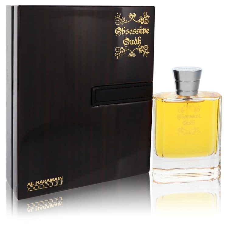 Al Haramain Obsessive Oudh Eau De Parfum Spray for Unisex: Al Haramain Obsessive Oudh Eau De Parfum Spray for Unisex Experience the rich, seductive scent of Al Haramain's Obsessive Oudh Eau De Parfum Spray, a unisex fragrance that combines the deep, earthy no