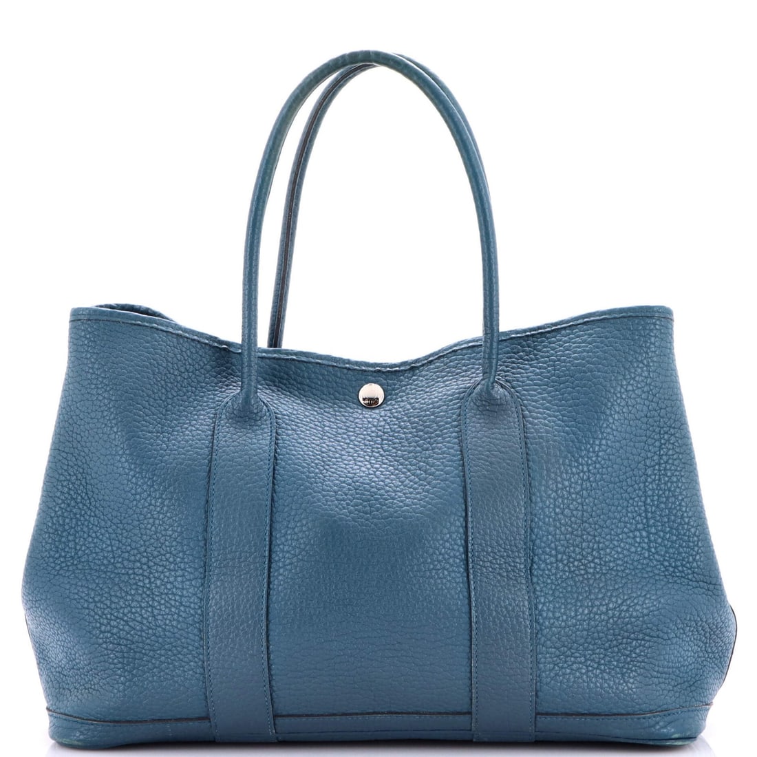 Hermes Garden Party Leather Tote 36: Hermes Garden Party Leather Tote 36 The iconic Hermes Garden Party Leather Tote 36 is a timeless and sophisticated accessory, boasting a stunning blue exterior with neutral interior and elegant pallad