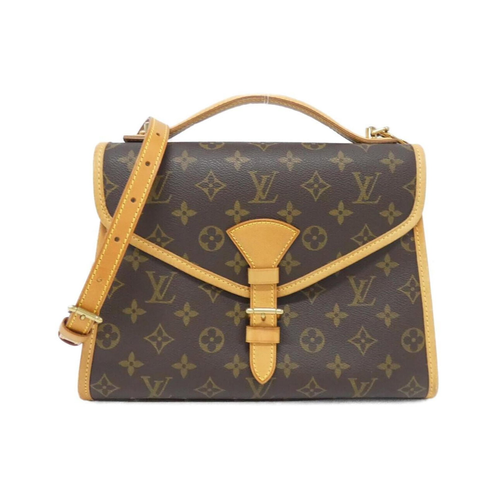 Louis Vuitton Coated Canvas Handbag: Louis Vuitton Coated Canvas Handbag A timeless piece from the iconic Louis Vuitton brand, this coated canvas handbag boasts a rich brown hue and classic design that exudes sophistication. With its