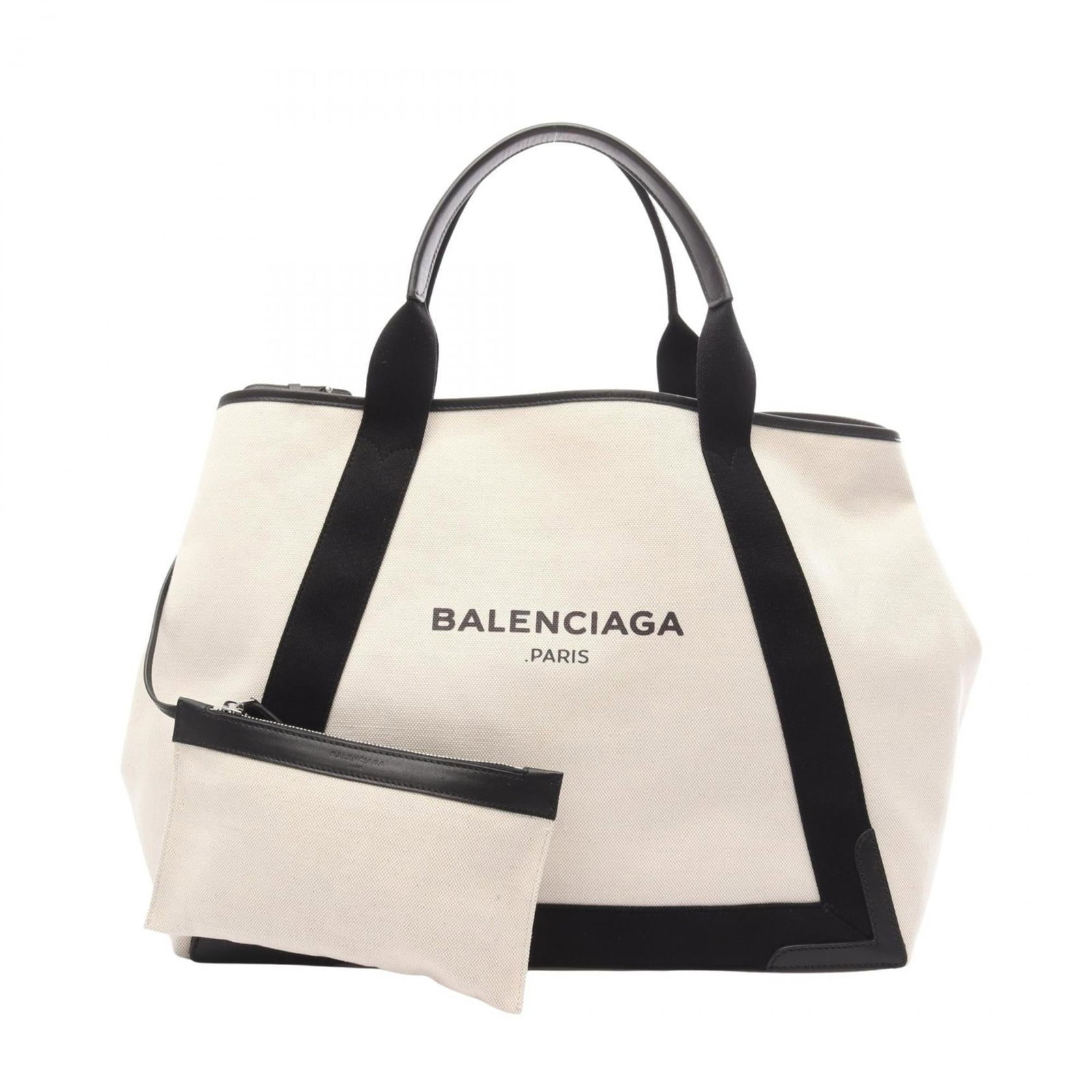 Leather - Balenciaga Handbag - Pouch - Tote Bag Canvas: Leather - Balenciaga Handbag - Pouch - Tote Bag Canvas A sleek and sophisticated Balenciaga handbag, perfect for adding a touch of luxury to your everyday look. Made from high-quality canvas and